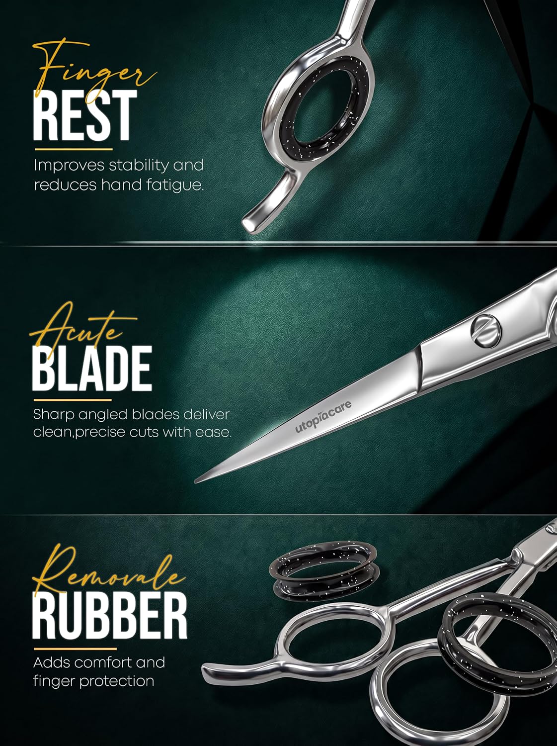 ambidextrous orientation suitable for any user