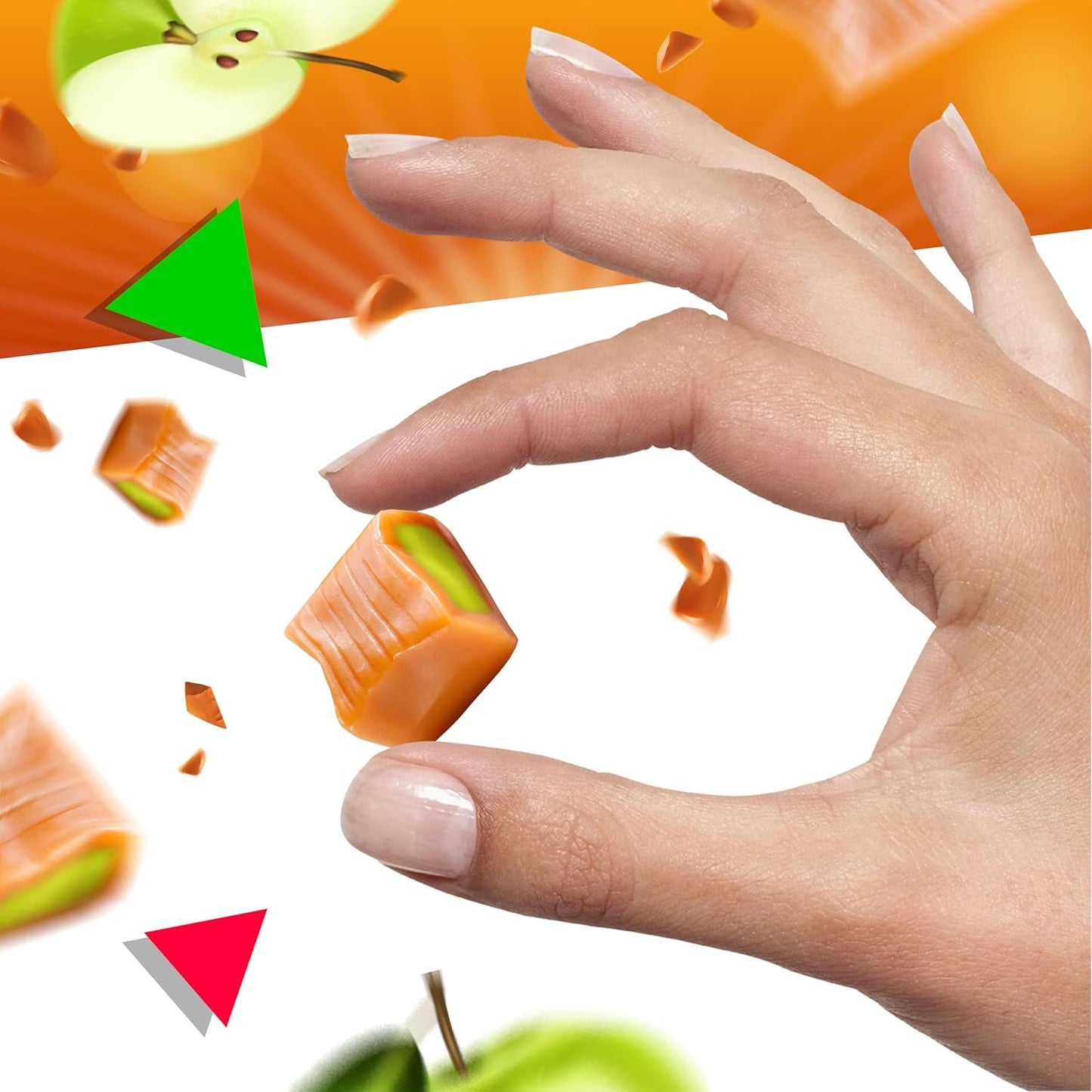 ambient shelf-stable format usable straight from the bag or melted/chopped into recipes