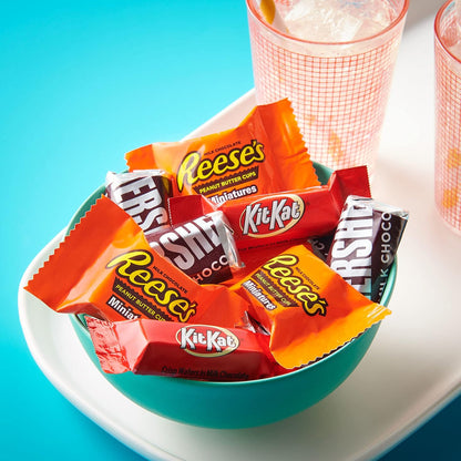 ambient-stable chocolate suitable for concession stands, break rooms, and outdoor candy bowls
