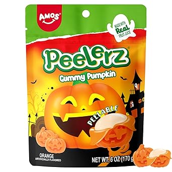 Amos 4D Body Parts Gummy Candy – Individually Wrapped Halloween Treats Safe for Trick-or-Treaters, Classroom Party Favors