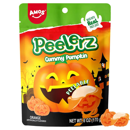 Amos 4D Body Parts Gummy Candy – Individually Wrapped Halloween Treats Safe for Trick-or-Treaters, Classroom Party Favors