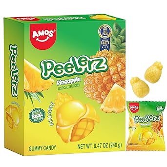 AMOS 4D Gummy Candy Grape Burst – Edible Decor for Dessert Platter and Charcuterie Board Party Display
