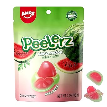 AMOS 4D Gummy Candy Grape Burst – Edible Decor for Dessert Platter and Charcuterie Board Party Display