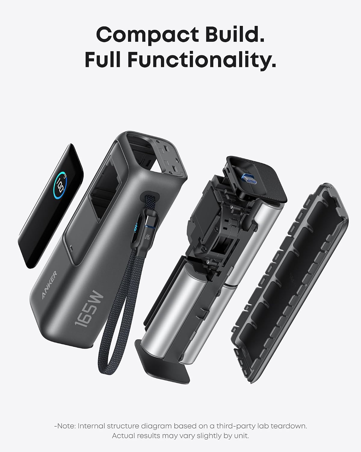 Anker Laptop Power Bank, 25,000mAh Trailhead Charging Station for Phones, Tablets, Laptops