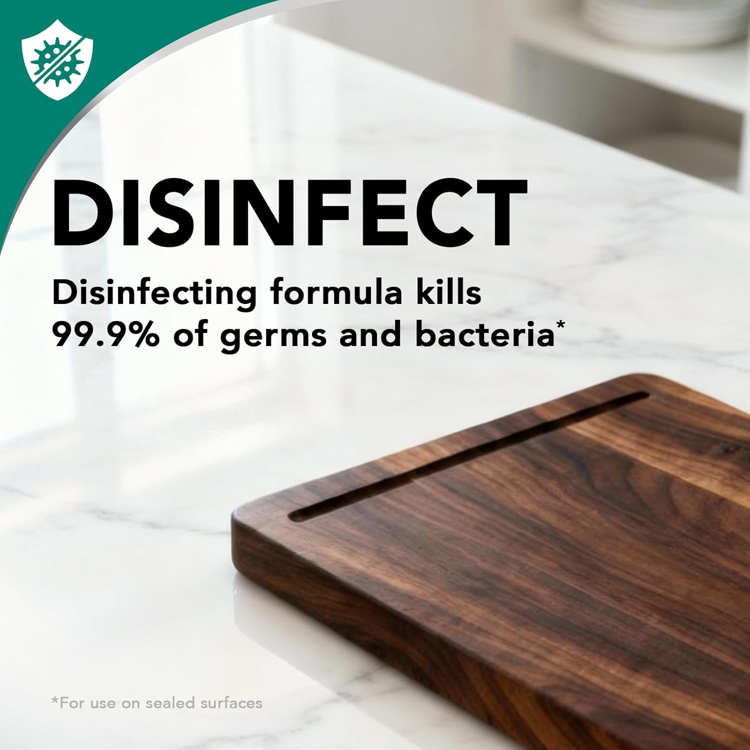 antibacterial certification for kitchen and bathroom use