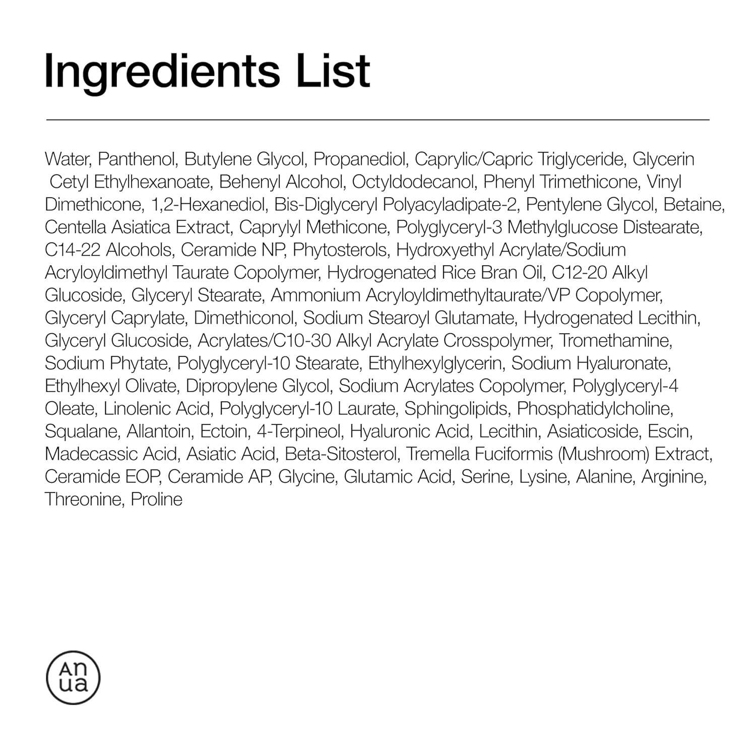 ANUA Ceramide Hydrating Cream – Clinically Tested Moisturizer Safe for All Skin Types & Post-Procedure