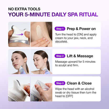 ANUA Collagen Retinol Refining Gua Sha Cream – Clean Design Multi-Tasker for Jawline, Neutral-Toned Bathroom Staple