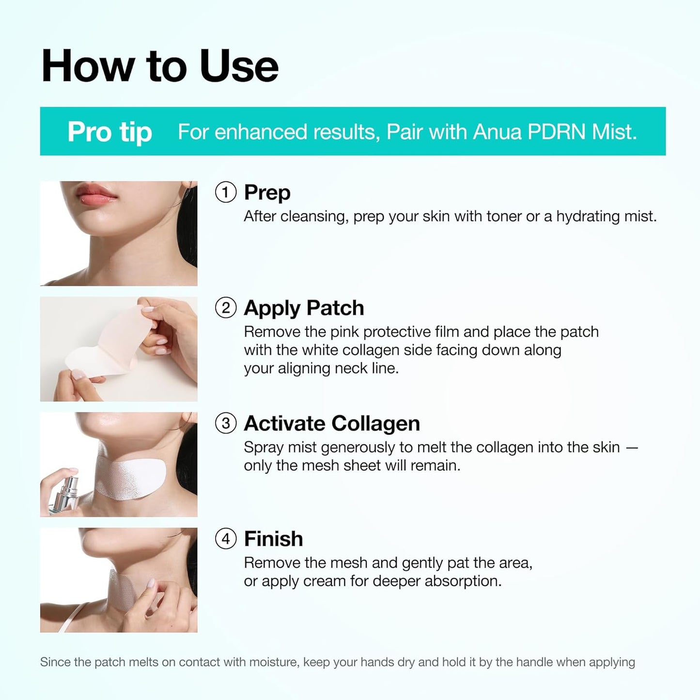 Anua PDRN Collagen Melting Patch – Housewarming Spa Gift for Skincare Lovers, Korean Beauty Patches