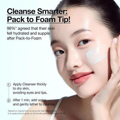 Anua PDRN Hyaluronic Acid Cleansing Foam – Quiet Design Daily Cleanser for Dry Skin, No-Frills Korean Skincare Staple