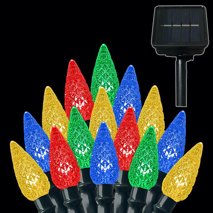 Anycosy C3 Solar Operated Christmas Lights 100 LED – Worry-Free Holiday Lighting for Kids Rooms, Playrooms, and Around Sleeping Babies