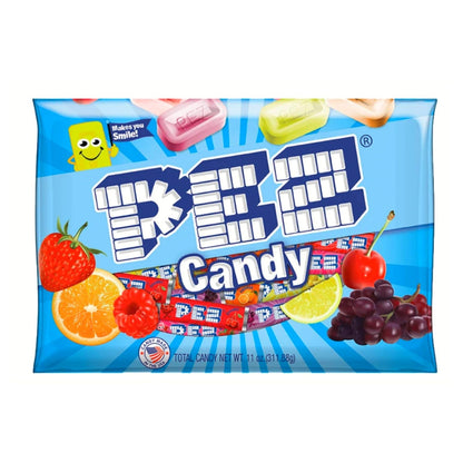 approximately 35 full pez rolls per 11 oz bag