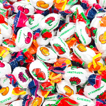 approximately 80 individually wrapped hard candy pieces per 1-pound bag