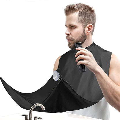 apron-style beard bib that drapes over the upper torso