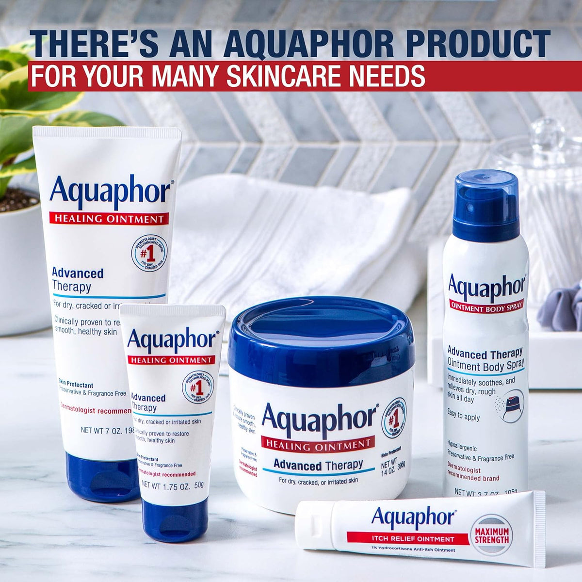 Aquaphor Ointment Body Spray – Fragrance-Free Body Moisturizer Safe for Post-Sun Exposure