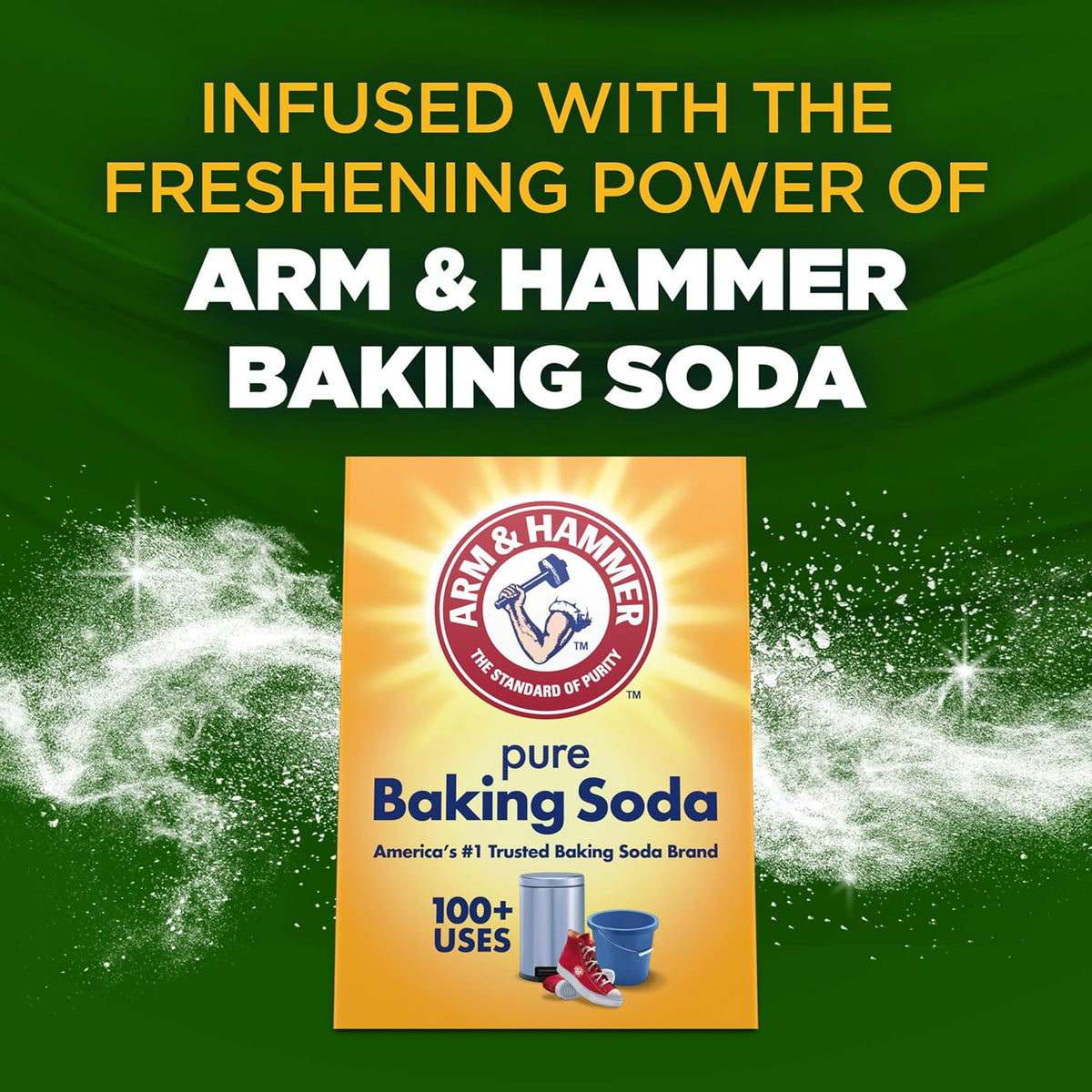 ARM & HAMMER Clean Scentsations In-Wash Scent Booster Clean Meadow – Thoughtful Housewarming Gift for Her, 24 Oz