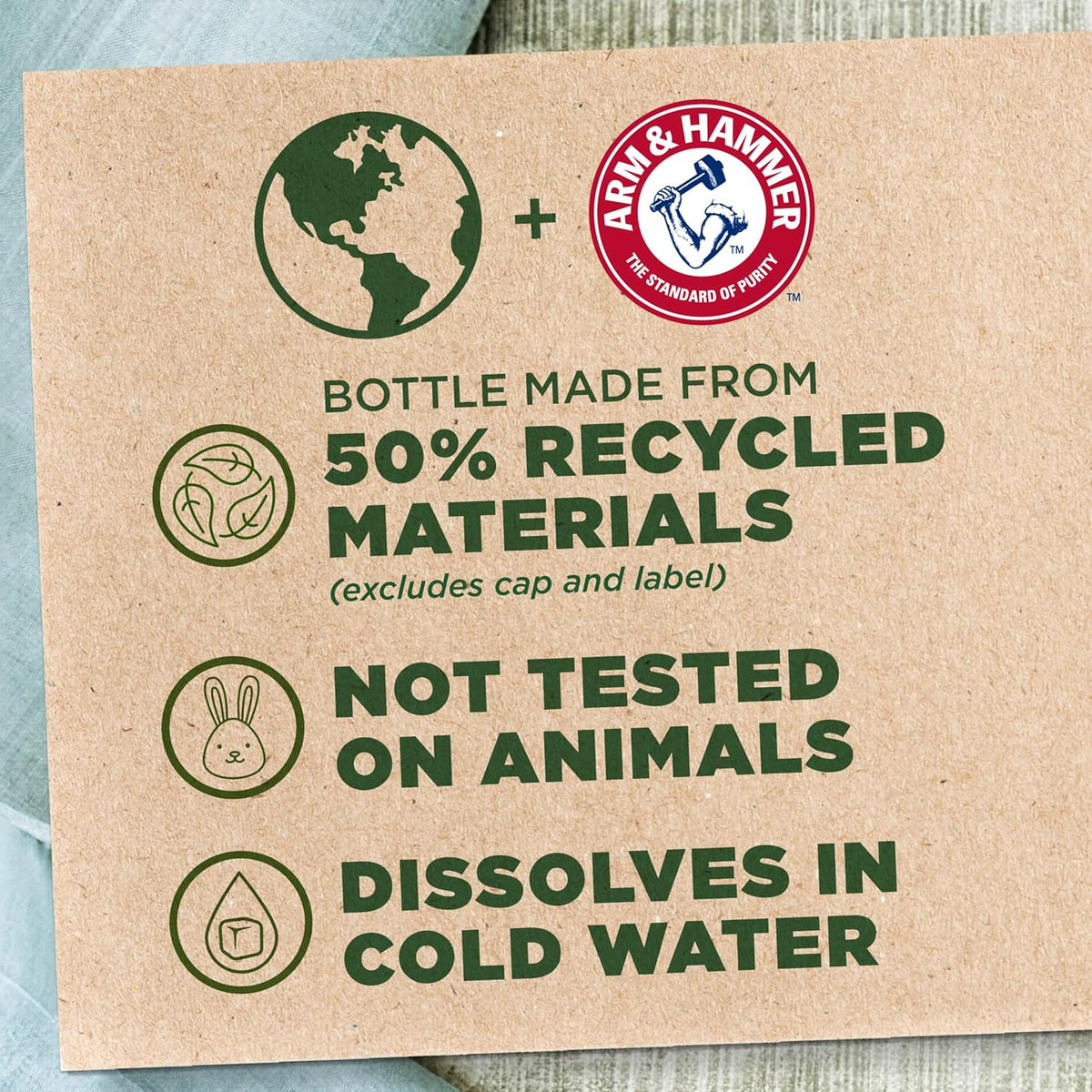ARM & HAMMER Clean Scentsations In-Wash Scent Booster Clean Meadow – Thoughtful Housewarming Gift for Her, 24 Oz
