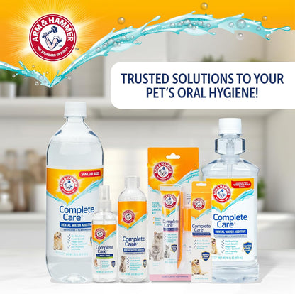 Arm & Hammer Complete Care Enzymatic Dog Toothpaste – Pet Wellness Ritual for Daily Plaque Control, 6.2 Oz