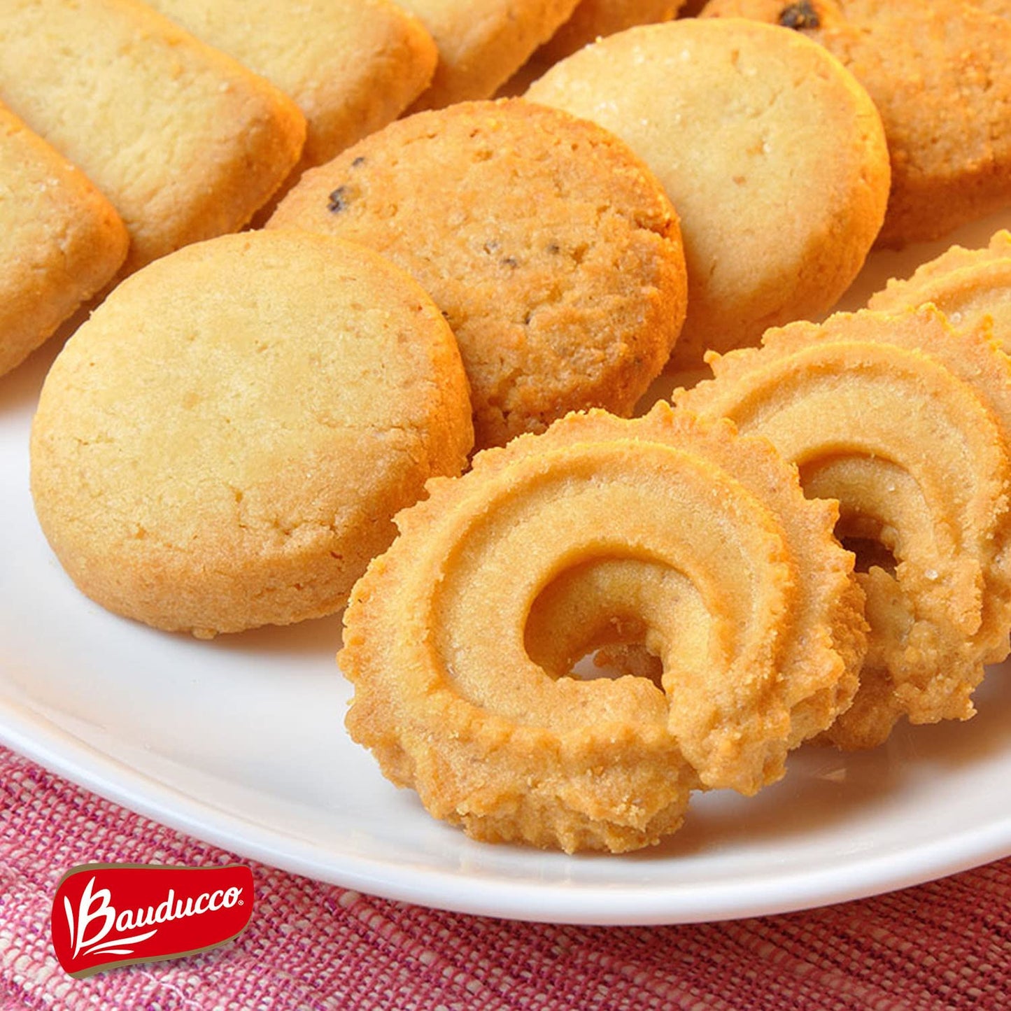 assorted butter cookie assortment in danish shortbread style