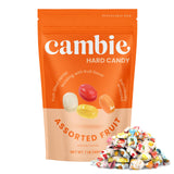 Cambie Bulk Fruit Hard Candy Resealable Pouch – Workplace Break Room Supply for High-Traffic Staff Areas