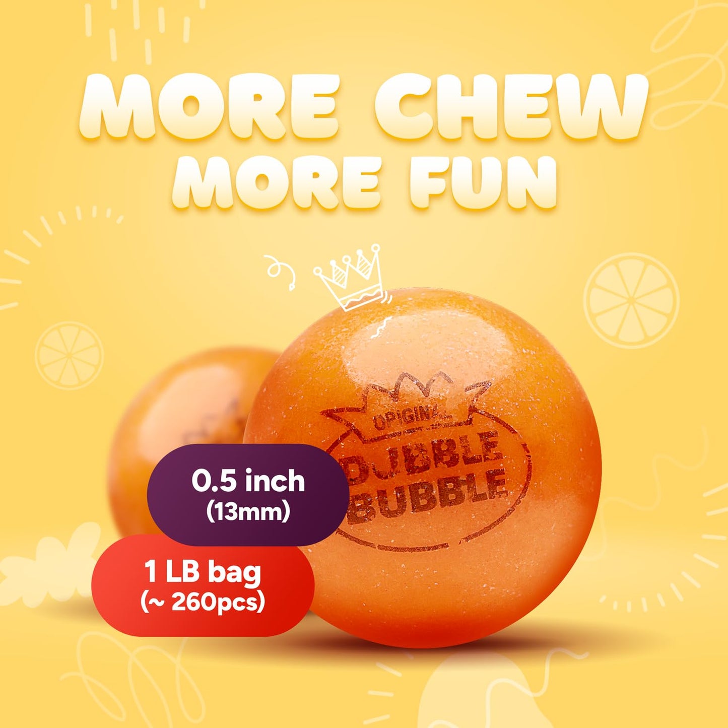assorted fruit-flavored varieties including banana, cherry, orange, lime, blueberry, grape, green apple, lemonade, and strawberry-banana
