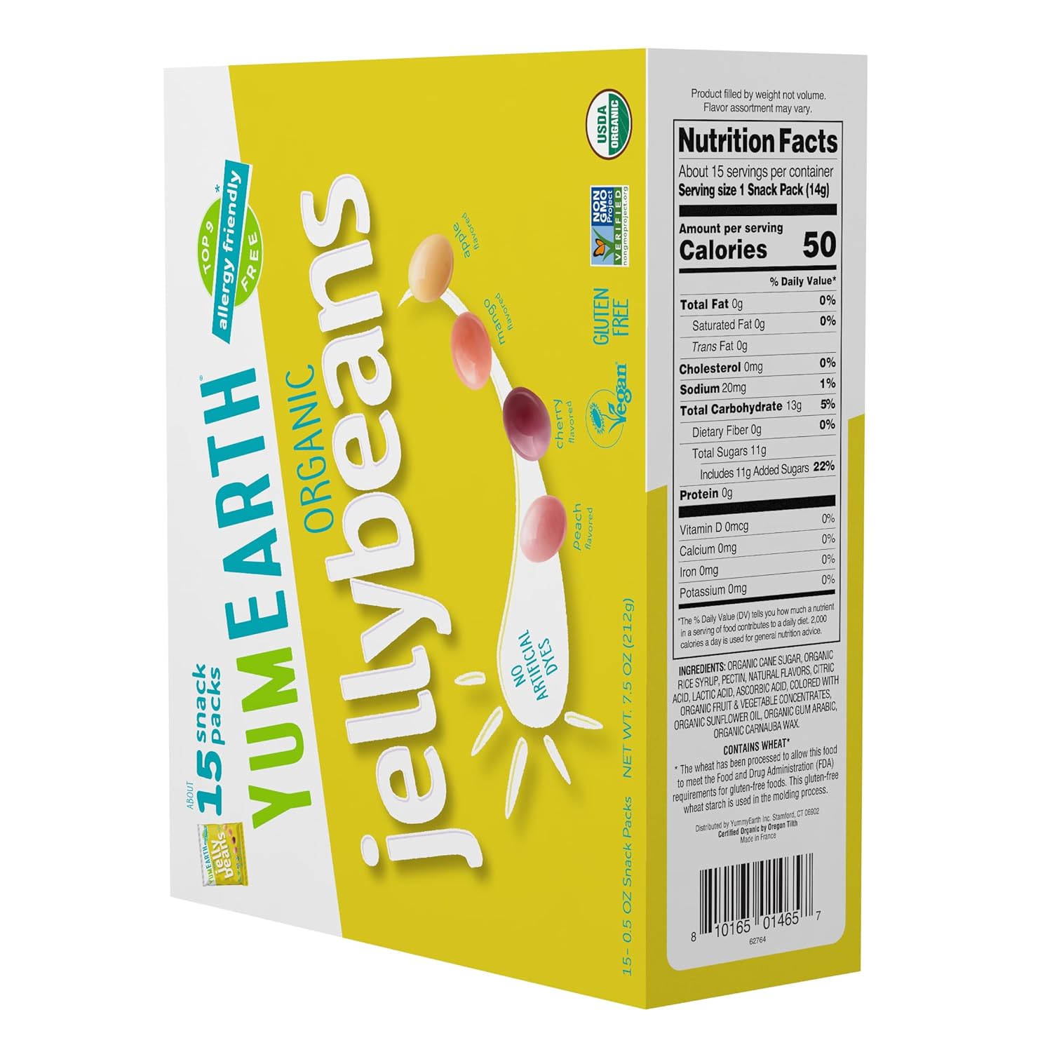 assorted fruit flavors including apple, cherry, mango, and peach