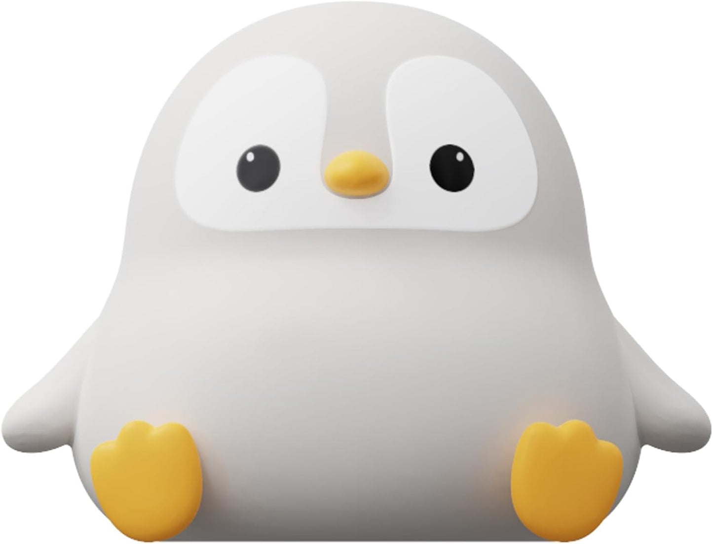 ATSUI Novelty Penguin Lamp – Unique Gift for Mom and Kids, Touch-Controlled Silicone Night Light with 16-Hour Battery