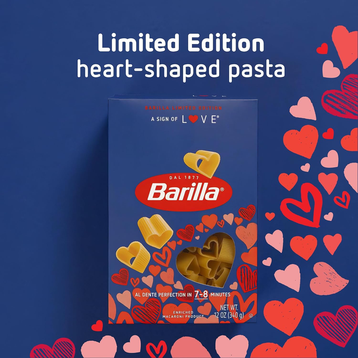 attached heart gift tag on the side of the box