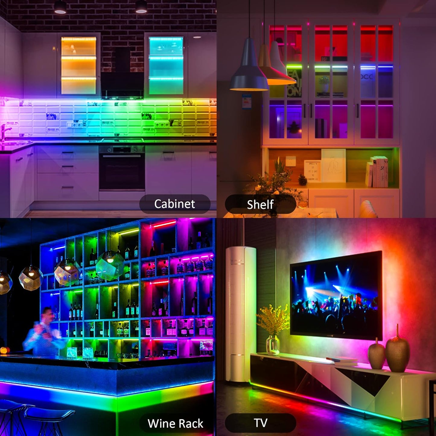 Aulanto Plug-In LED Accent Lights for Kids Closet, Flame-Free Soft Lighting for Bedtime Routines
