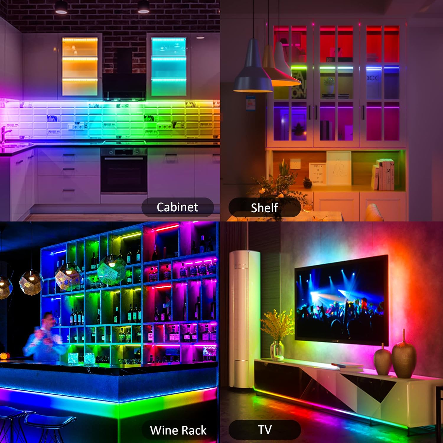 Aulanto Plug-In LED Accent Lights for Kids Closet, Flame-Free Soft Lighting for Bedtime Routines