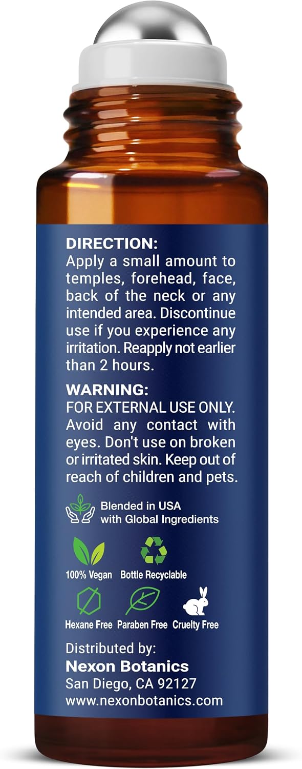 AuraCalm Breathe and Stress Relief Roll-On Set – Mood-Setting Scents for Self-Care Routine
