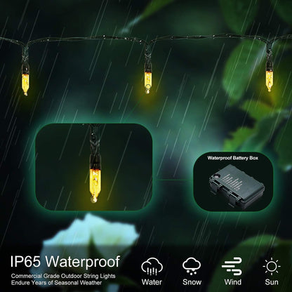 Aurora Glow Understated LED Lights – Intentional Home Aesthetic, Soft 3000K 50 Bulb