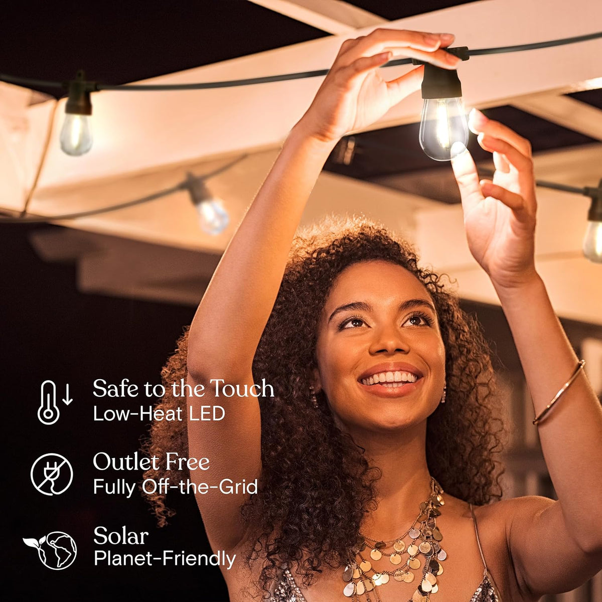 auto dusk-to-dawn on/off sensor with manual on/off switch on the solar panel