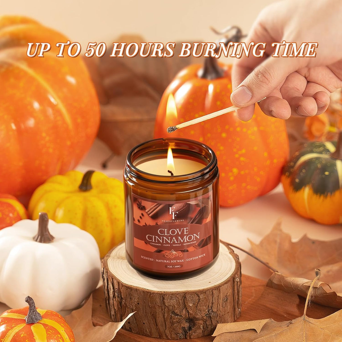 autumn scents including vanilla cupcake, spiced pumpkin, cinnamon clove, caramel apple, maple and cream latte, and mulled cider