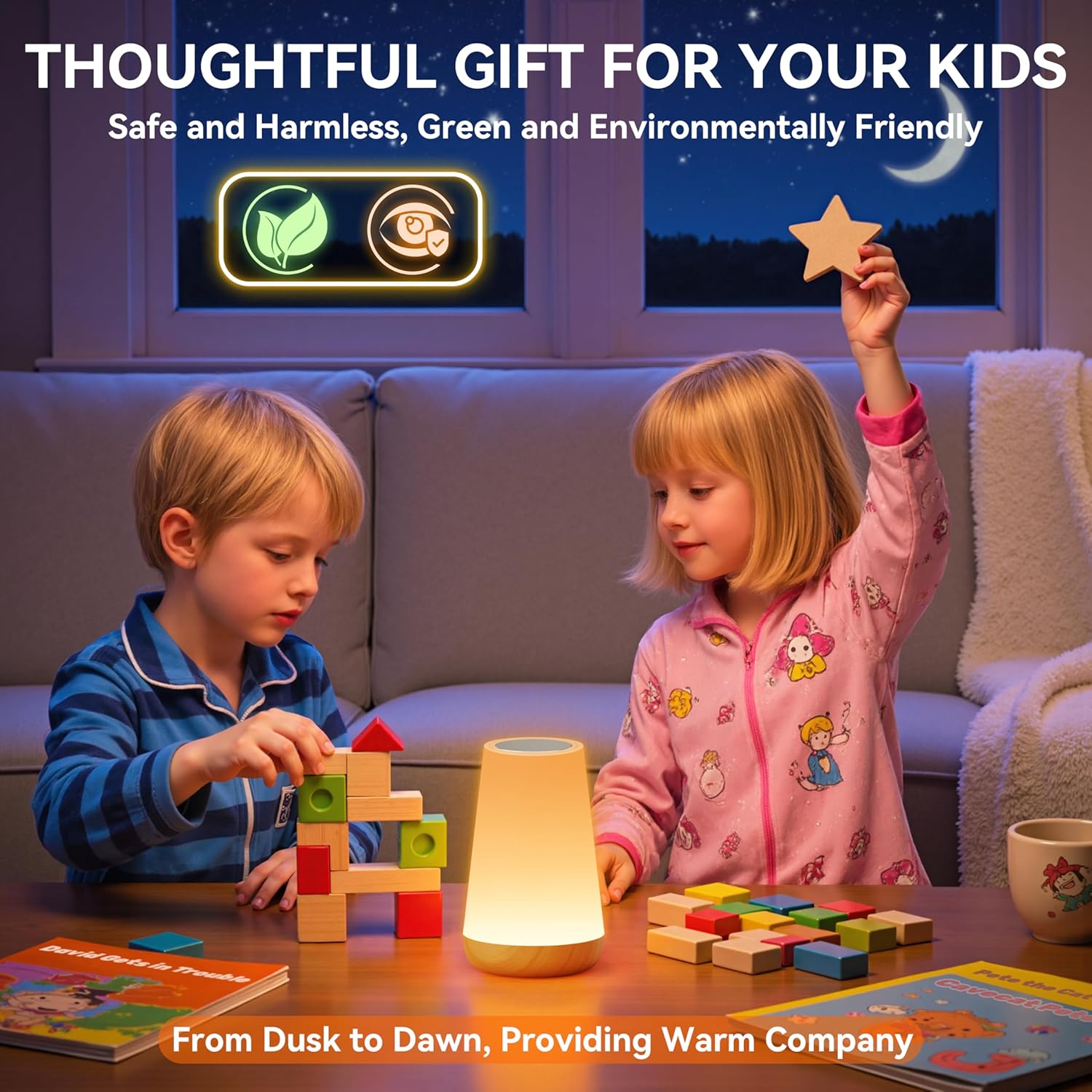 Auxmir Rechargeable Table Lamp – Unique Gift for Friends and New Parents with 36 Month Warranty and Lifetime Tech Support