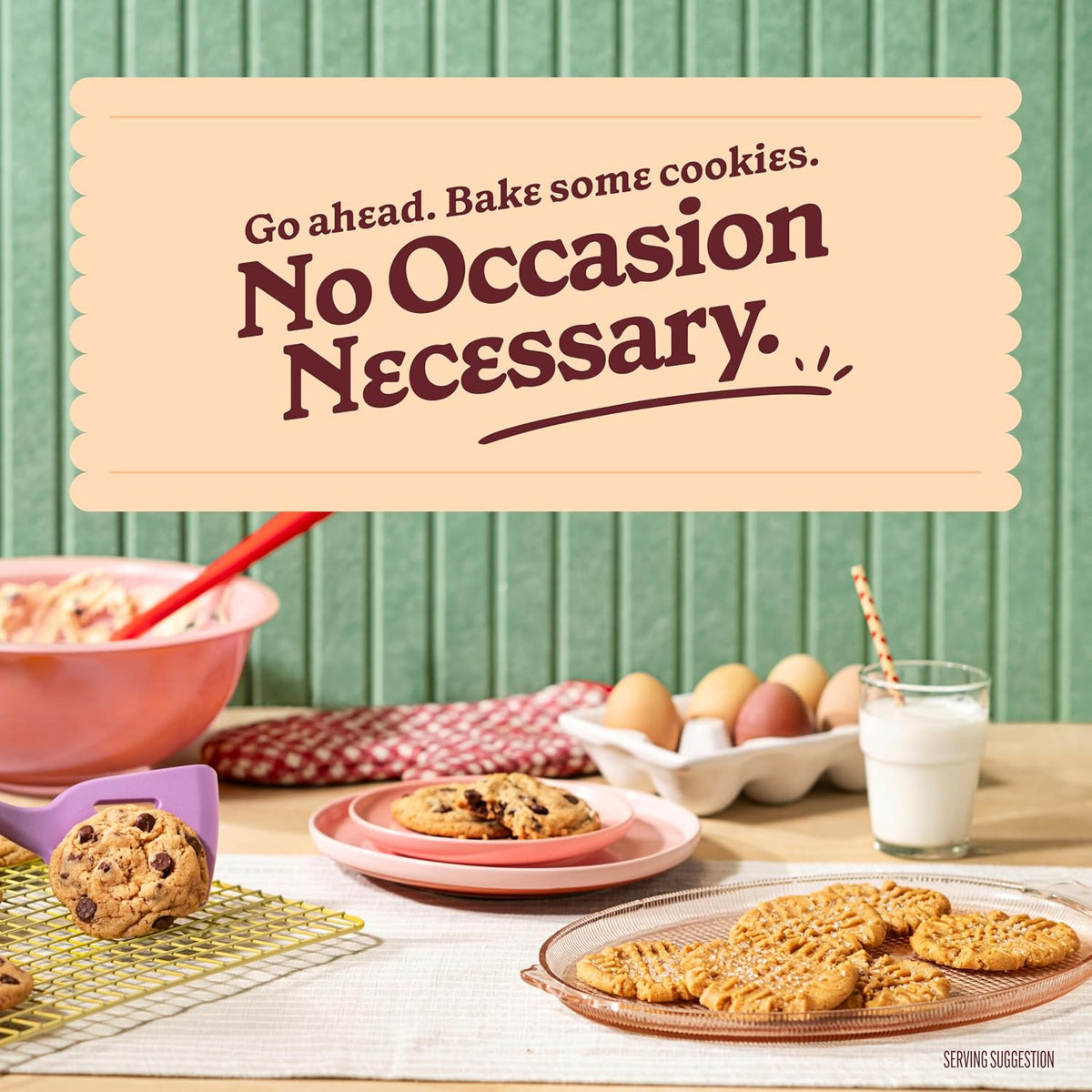 available as a single bag or a pack of 9, with the nine-bag pack capable of producing 108 cookies