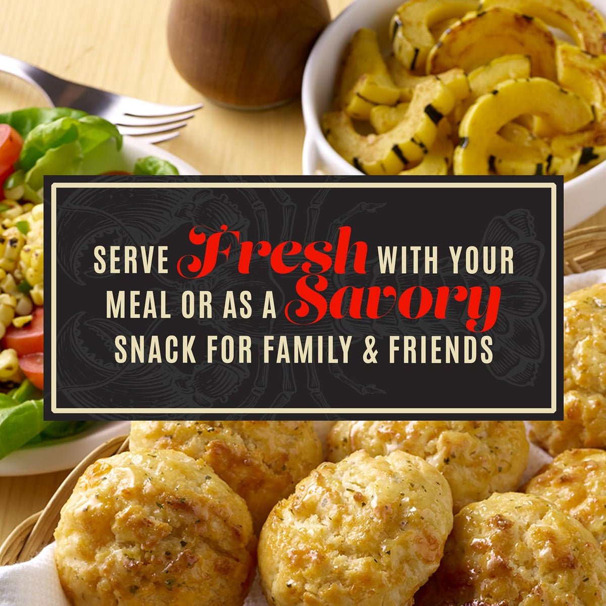 Red Lobster Gluten Free Biscuit Mix for Restorative Meal Rituals, 12 Biscuits for a Cozy Soup-and-Biscuit Lunch