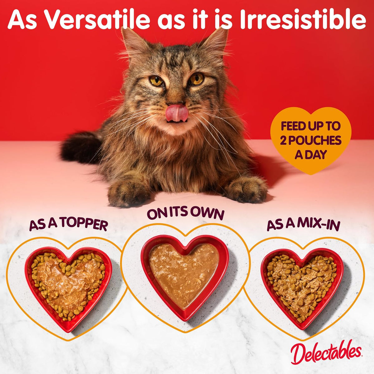 available configurations include 12-count flavor packs; 30-count chicken & tuna and variety packs; 36-count variety; 50-count variety; 60-count chicken & tuna; and 96-count tuna & shrimp or variety packs