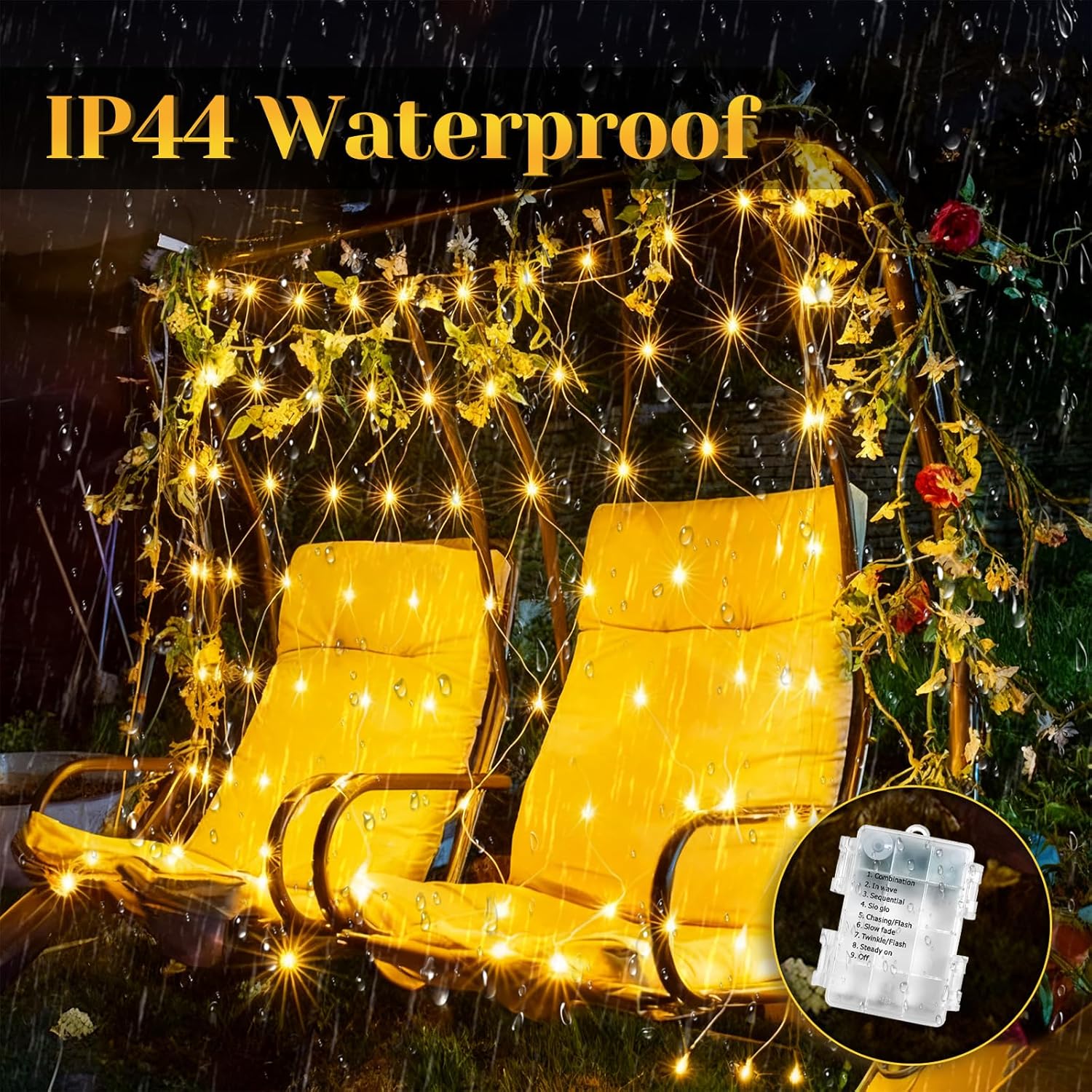 available in 1-pack (200 led) or 2-pack (400 led) for larger installations