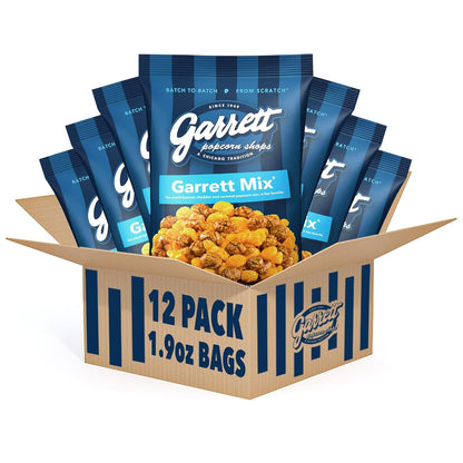 available in 12- and 24-bag multipacks, with each bag weighing 1.9 ounces