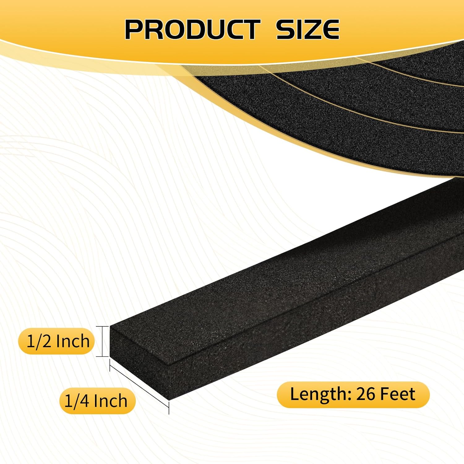 available in 26ft and 52ft roll lengths for project scalability