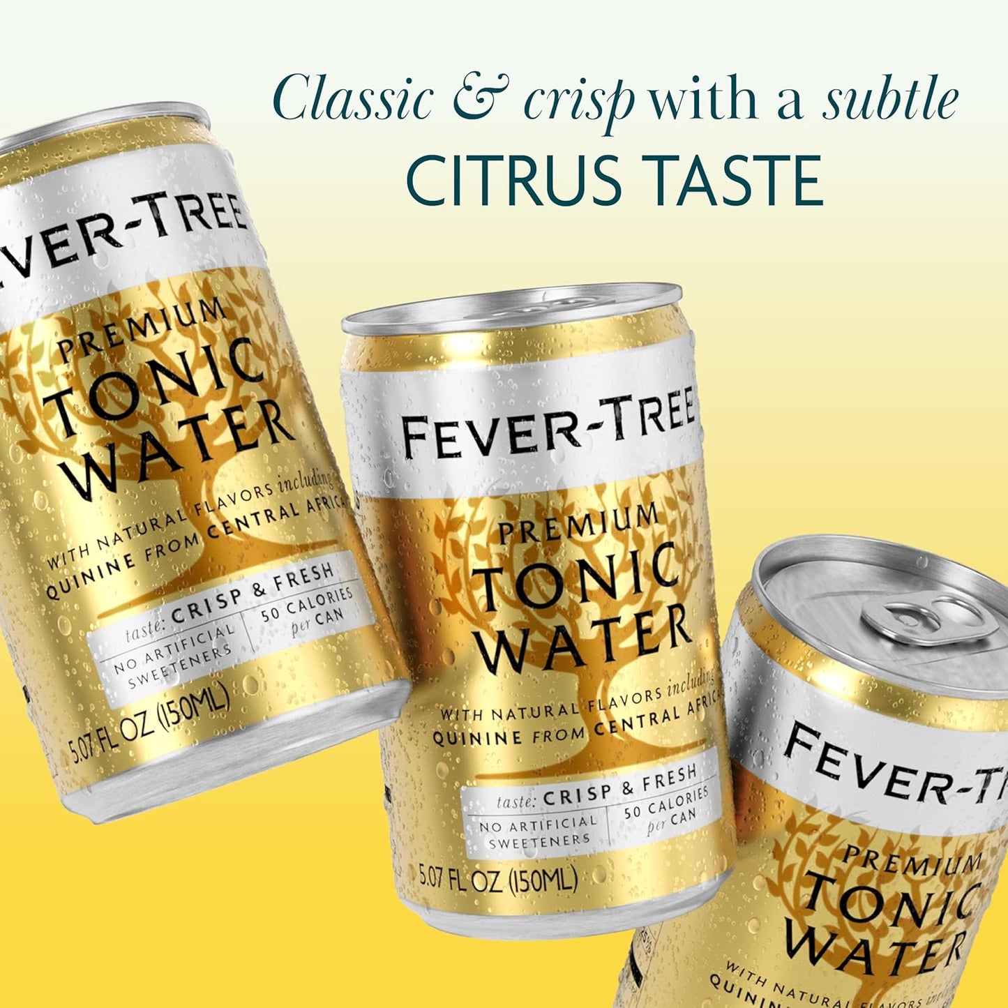 available in 5.1 oz cans, 6.8 oz bottles, and 16.9 oz bottles in pack sizes of 8, 16, or 24
