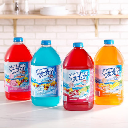 available in at least two flavor variants: fruit juicy red and polar blast