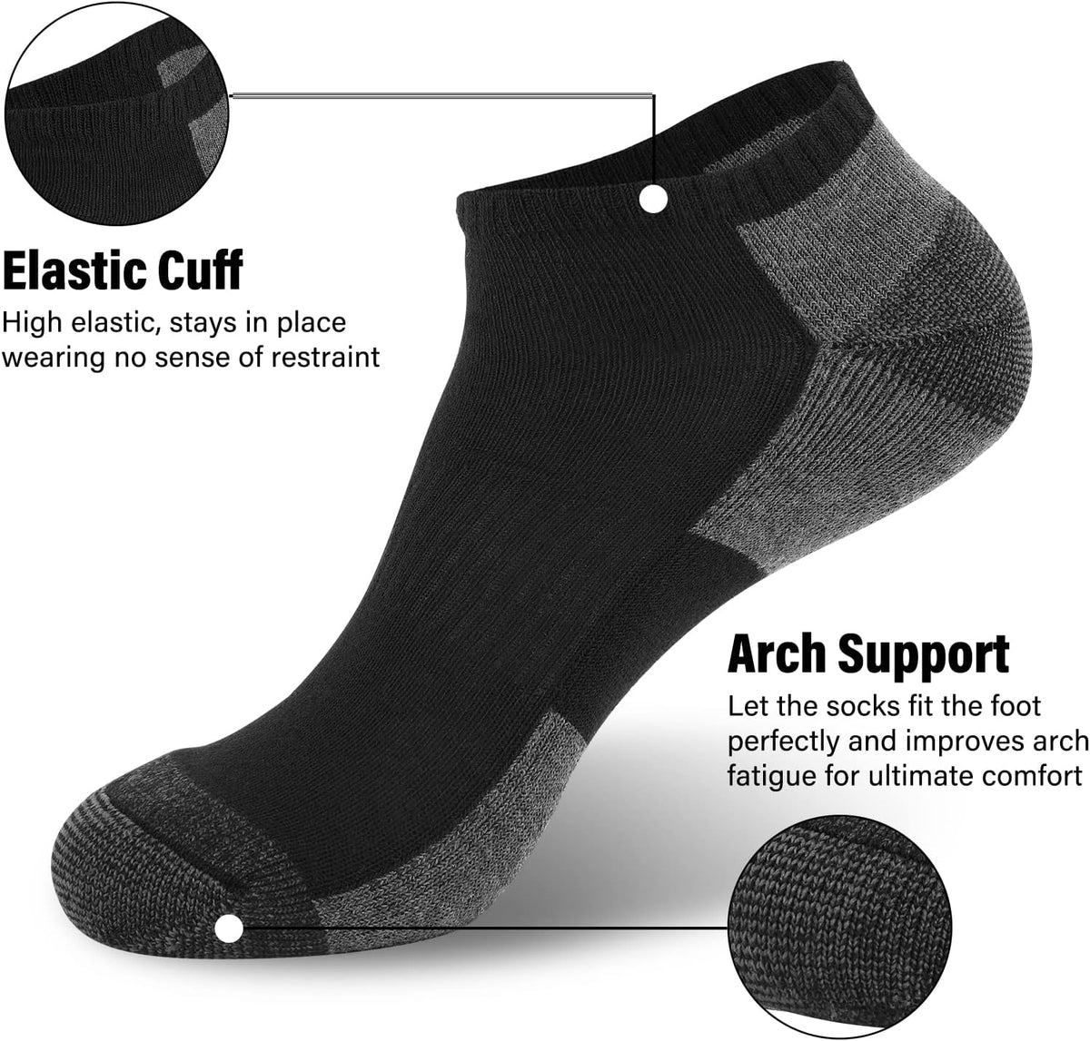 available in black, light grey, dark grey, and white colorways