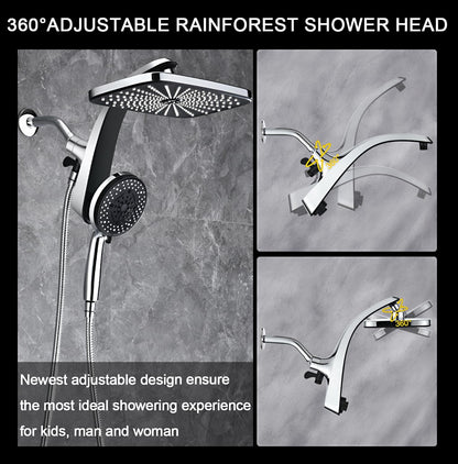 available in chrome, black, brushed nickel, and gold finishes; 1.75 or 1.8 gpm flow options; with or without separate holder