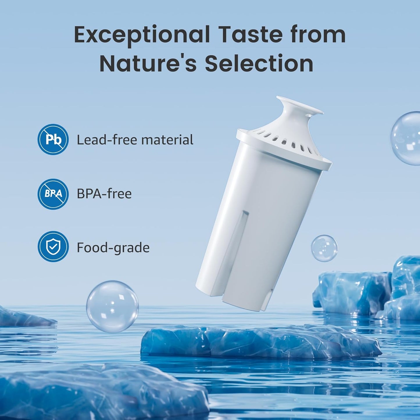 available in classic, alkaline (ph-boosting), and magnesium (mineral-adding) filtration technologies