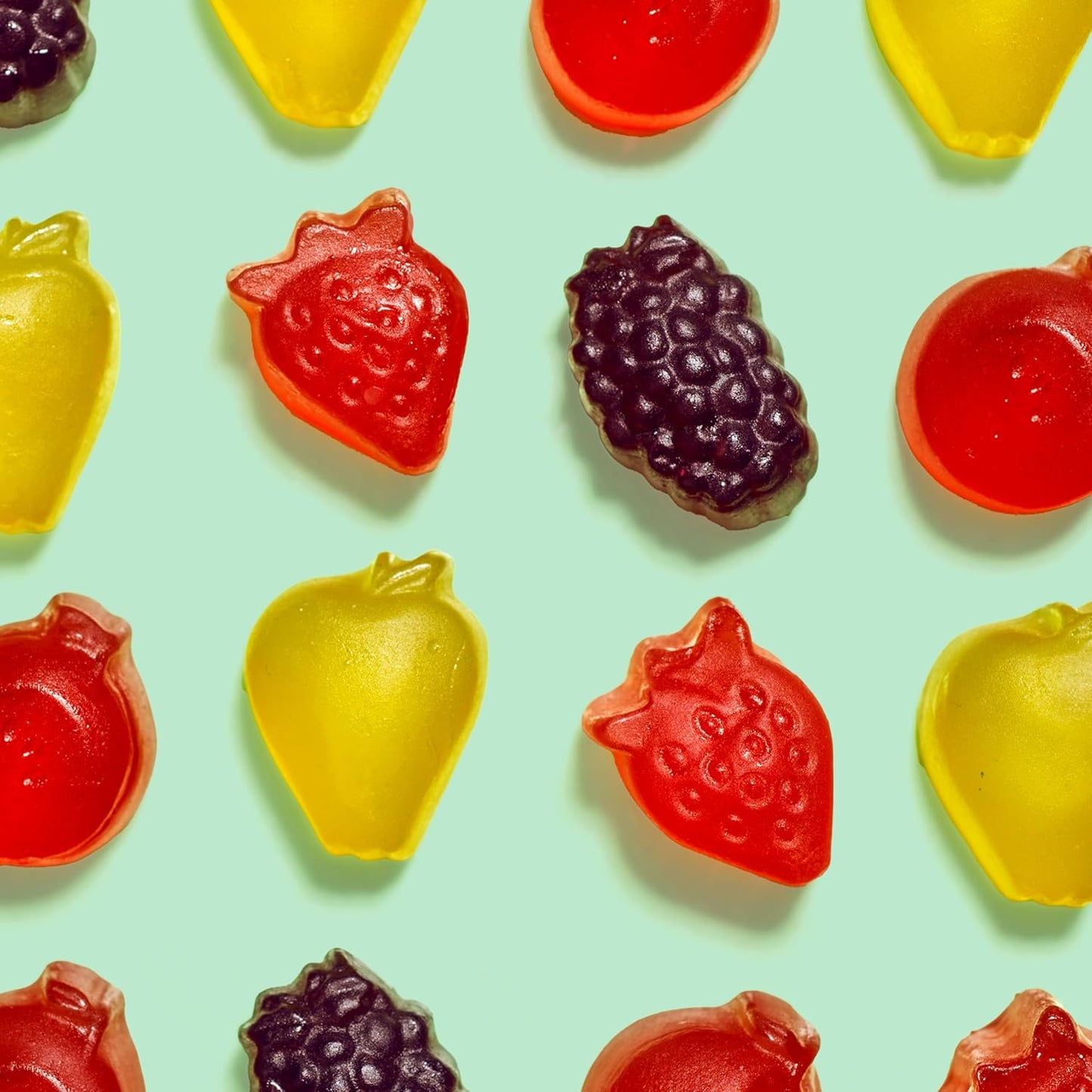 available in mixed fruit and berry medley flavors across 22, 40, and 80-count pack sizes