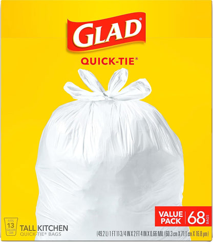 available in pack of 1, 2, or 4 (68 bags each) for flexible stocking