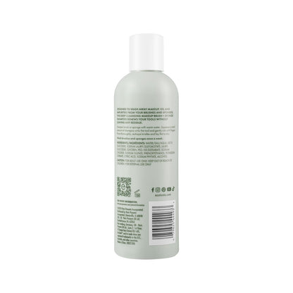 EcoTools Makeup Brush Cleanser + Sponge Shampoo – Breakout-Prone Skin Hygiene Reset, Dermatologist-Tested 8 oz