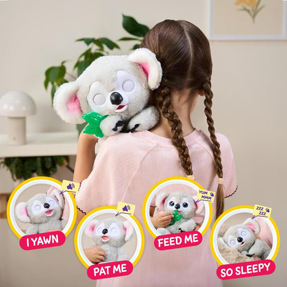 available in two character variants (koala kiki and a monkey) within the my baby pet series