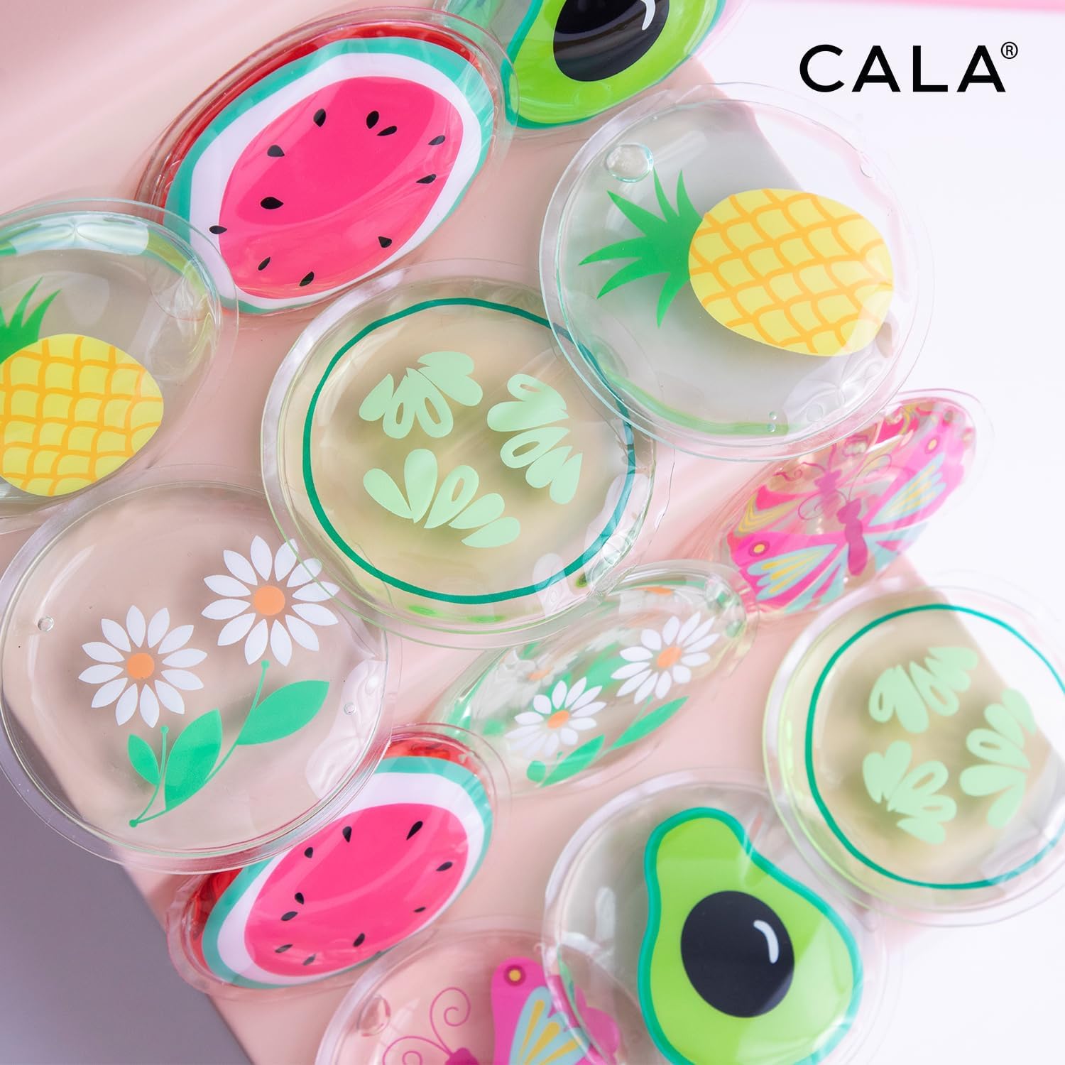 available in two color variants: watermelon and green